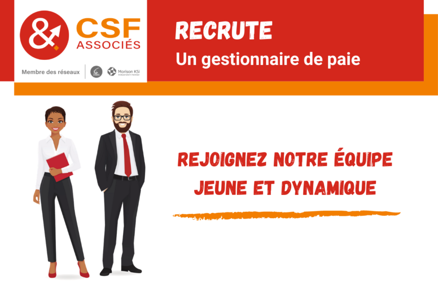 recrutement gestionnaire de paie csf & associés